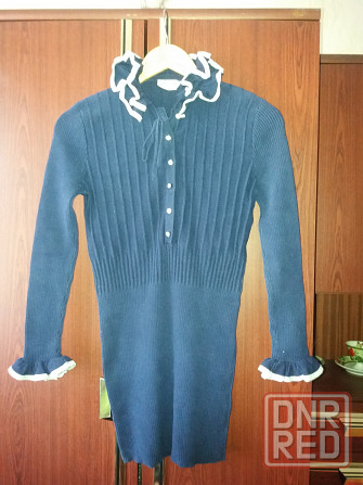 Продам платье тунику синюю рост 150 см Донецк - изображение 1