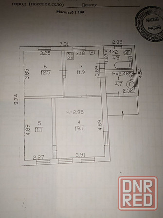 Продается уютный 3-комнатный дом на улице Светлогорской (район Абакумова) в Кировском районе Донецк - изображение 2