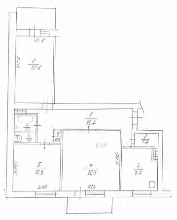 Квартира 3-к г. Шахтерск Шахтерск