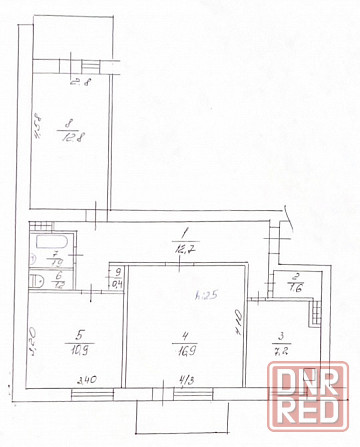Квартира 3-к г. Шахтерск Шахтерск - изображение 2