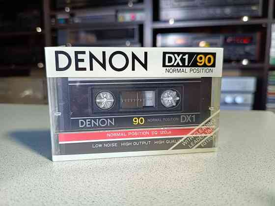 Запечатанная аудиокассета DENON- DX1/90 (молочный) Донецк