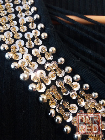 Продам свитер джемпер р. 42-44 бисер пайетки Донецк - изображение 3