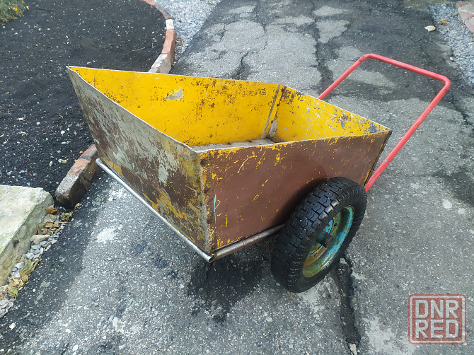 Тачка садовая строительная прицеп под мотоблок Макеевка - изображение 3