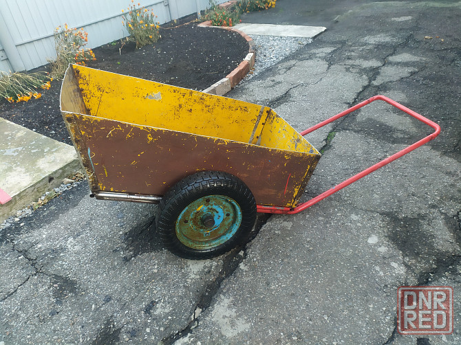 Тачка садовая строительная прицеп под мотоблок Макеевка - изображение 1