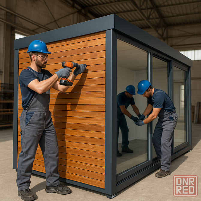 Сборщик модульных домов без опыта тёплый цех Донецк - изображение 1