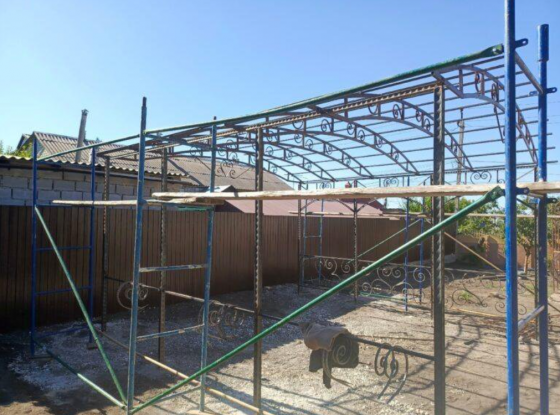 Металоконструкции: навесы, беседки в Луганске Луганск