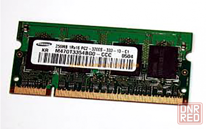 Оперативная память So-Dimm Ddr2 Samsung 256mb (M470t3354bg0-Ccc) б/у (арт-6872) Донецк - изображение 1