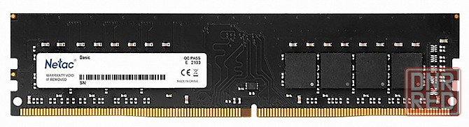 Оперативная память Dimm Netac Ddr4 4gb 2666mhz Pc-21300 (Ntbsd4p26sp-04) (арт-6426) Донецк - изображение 1