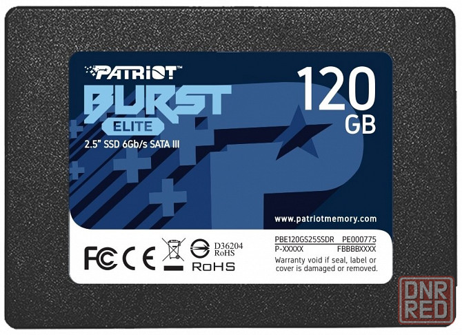 Твердотельный накопитель Ssd 2.5" Patriot Memory Burst Elite (Pbe120gs25ssdr) 120гб (арт-6801) Донецк - изображение 1