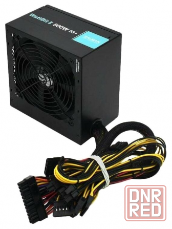 Блок питания Zalman Zm500-Xeii, 500w, Atx12v V2.3, Dual Forward Switching Circuit Design, 12cm Fan, Донецк - изображение 1