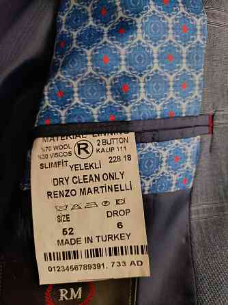 Новый пиджак Renzo Martinelli. Размер 52 Макеевка