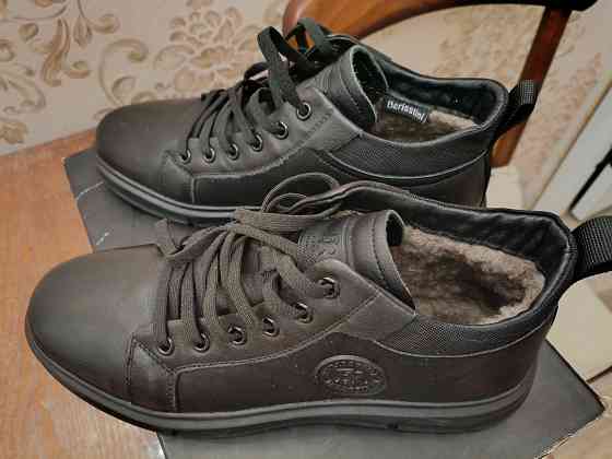 Новые зимние ботинки Berisstini из натуральной кожи Макеевка