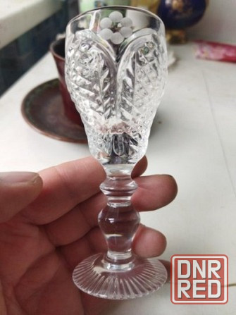 Набор хрустальных рюмочек ссср Донецк - изображение 2