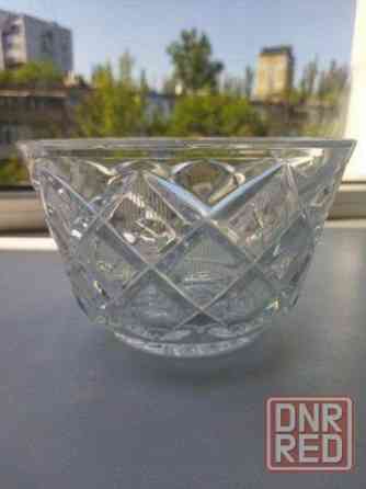 Большая хрустальная салатница ссср Донецк