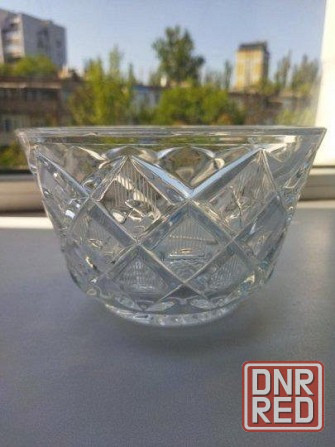 Большая хрустальная салатница ссср Донецк - изображение 2