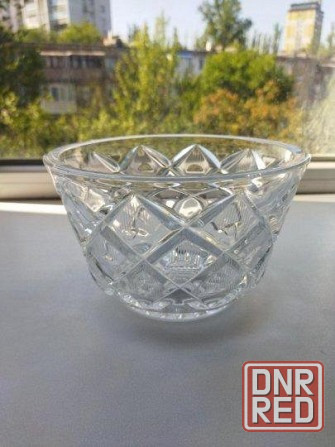 Большая хрустальная салатница ссср Донецк - изображение 1