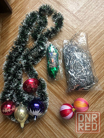 Новогодние украшения, новогодние шары на елку, мишура Макеевка - изображение 2