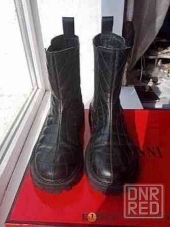 Полусапоги 36(23) р. кожаные на девочку 10-12 лет. Донецк