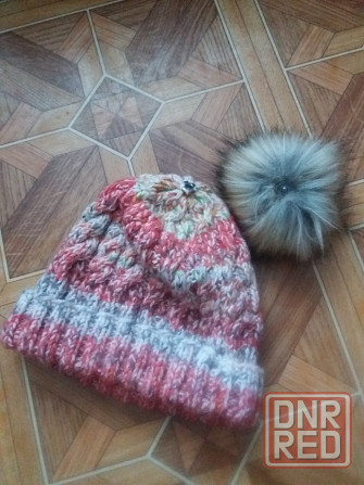 Продам шапку с бубоном помпоном Донецк - изображение 6