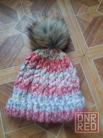 Продам шапку с бубоном помпоном Донецк - изображение 4