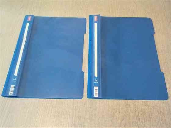 Папка скоросшиватель А4 с прозрачным верхом с перфорацией. Донецк