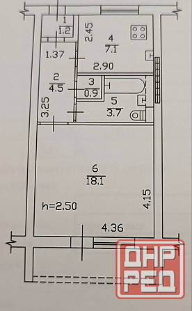 Продам 1- комнатную крупногабаритную квартиру Донецк - изображение 12