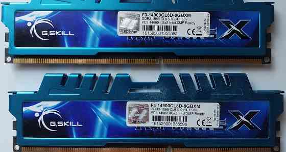 G.Skill Ripjaws 8GB(2x4GB) DDR3 PC3-14900 1866MHz (8-9-9-24) Донецк