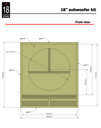 Сабвуфер (пассивный, Eighteen Sound 18LW1400/8) 1000 Вт Донецк