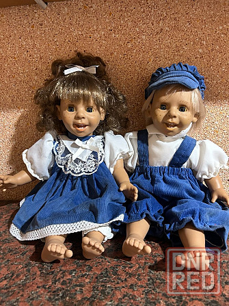 Пара винтажных испанских характерных кукол от "Panre" Донецк - изображение 1