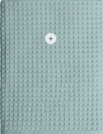 Полотенце вафельное, голубого цвета, размер 1,45см*80см, (греческая вафля) Донецк