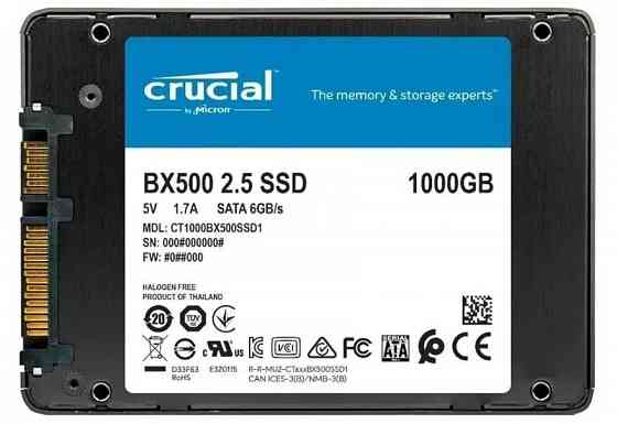 SSD SATA 1000 Гб (1TB) Crucial BX500 CT1000BX500SSD1 Донецк