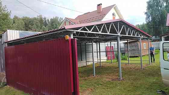 Изготовление навесов под ключ Снежное