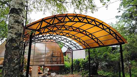 Навесы из поликарбоната под ключ Макеевка