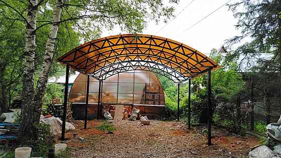 Навесы из поликарбоната под ключ Макеевка