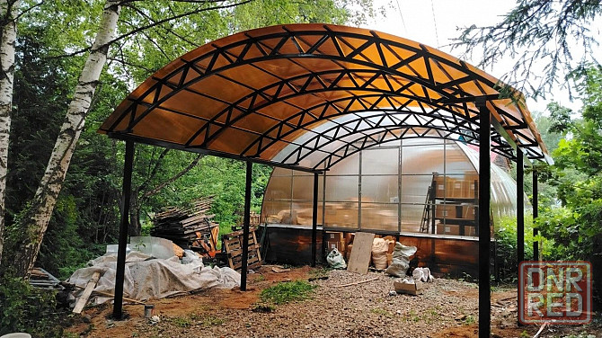 Навесы из поликарбоната под ключ Макеевка - изображение 2