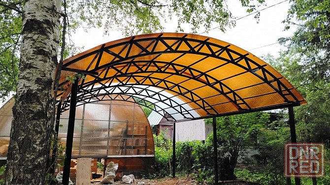 Навесы из поликарбоната под ключ Макеевка - изображение 3