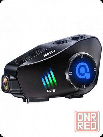 Мотогарнитура Q28 для шлема с видеорегистратором Донецк - изображение 1