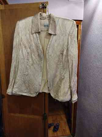 Костюм бежевый и чёрный размер 50-52 IMAGE Донецк