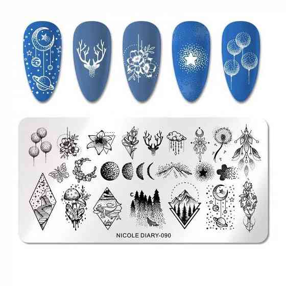 Трафарет для стемпинга Макеевка