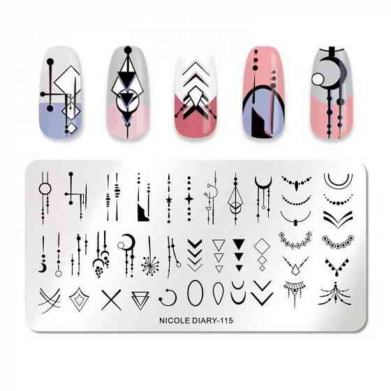 Трафарет для стемпинга Макеевка