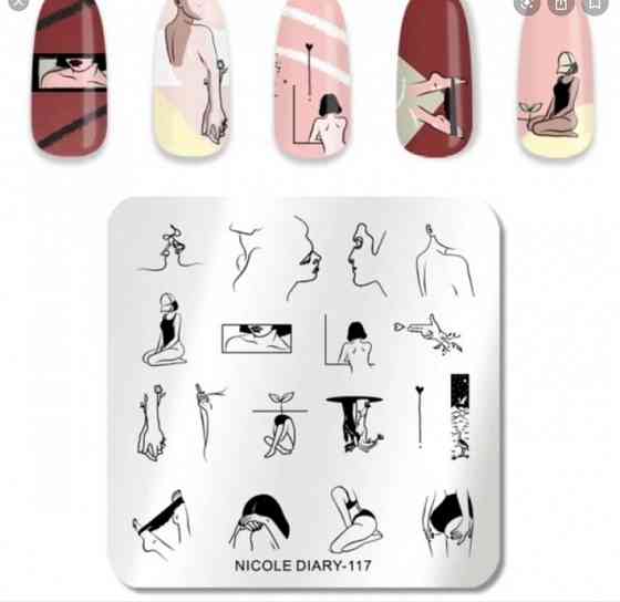 Трафарет для стемпинга Макеевка