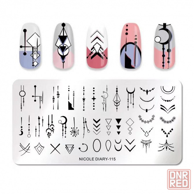 Трафарет для стемпинга Макеевка - изображение 1