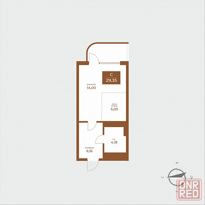 Продам студию в Авторском доме «Мари», клубный бизнес-класс (Мариуполь, Левобережье) Мариуполь - изображение 9