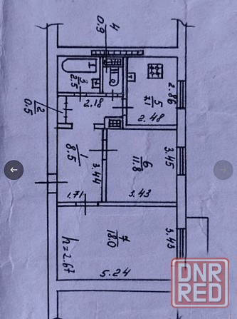 Шикарная 2-х комн на Церетели Донецк - изображение 8