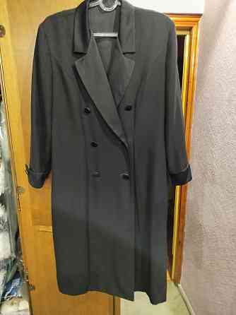 Платье чёрное с отделкой атласной Донецк