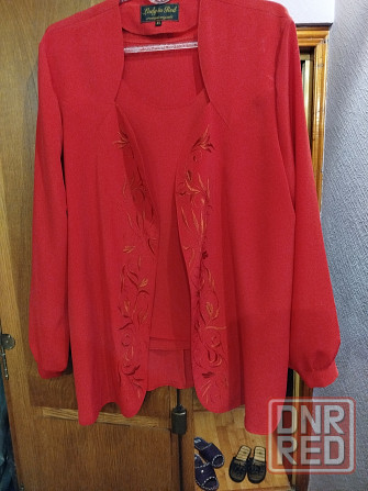 Блуза с накидкой размер 50-52 Донецк - изображение 1