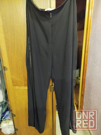 Брюки двойные с шифоном размер 50-52 Донецк - изображение 1