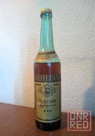 Азербайджанский коньяк "3 звезды" 0,5 литра. 1992 года. Донецк - изображение 2