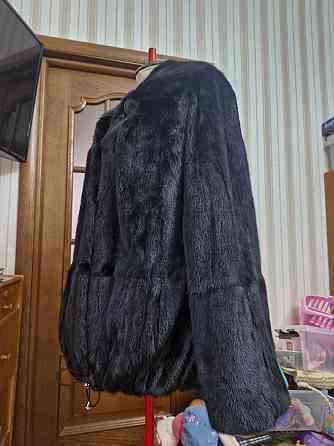 р.54-56 Норка автоледи с капюшоном черная Макеевка