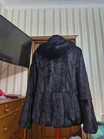 р.54-56 Норка автоледи с капюшоном черная Макеевка